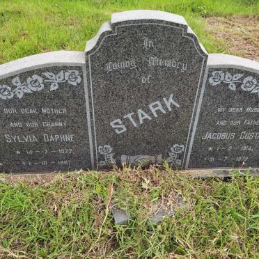 STARK Jacobus Gustaf 1914-1979 &amp; Sylvia Daphne 1922-1987