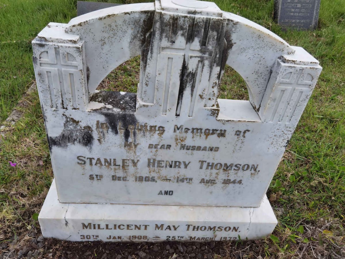 THOMSON Stanley Henry 1905-1944 &amp; Millicent May 1908-1972