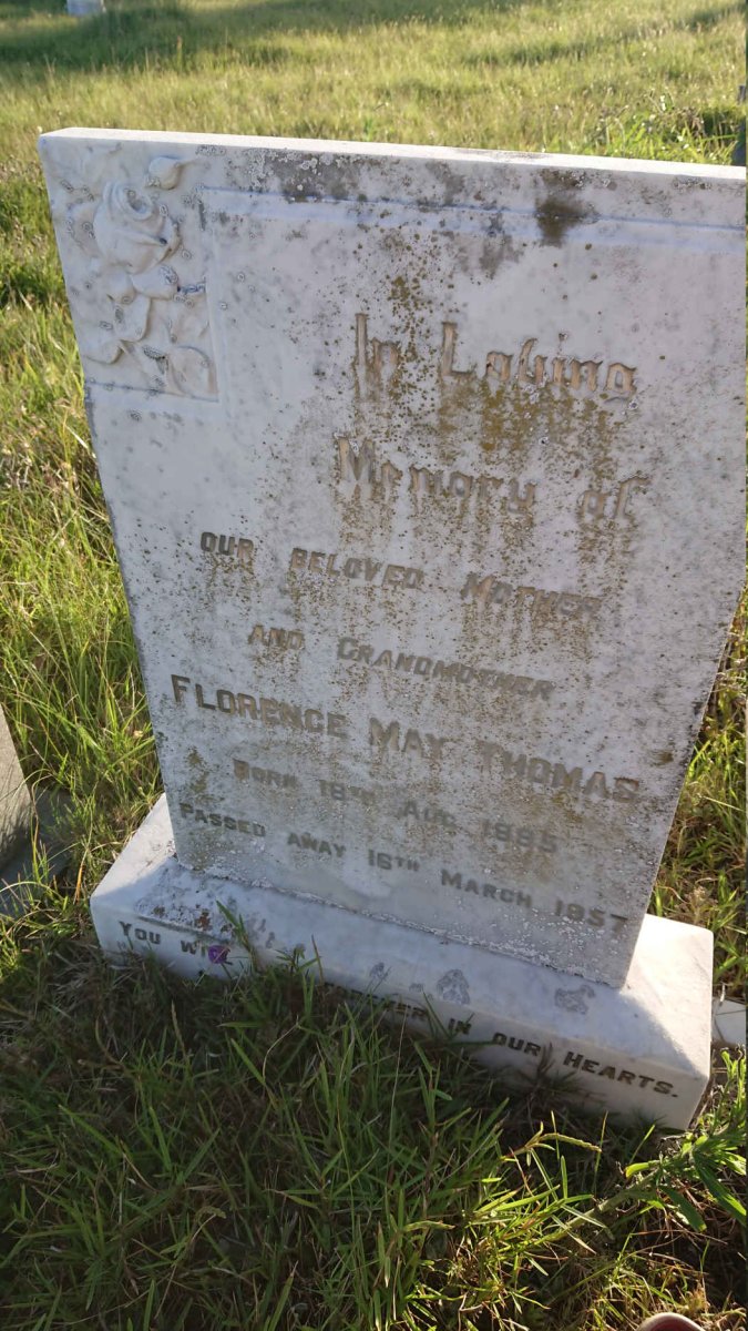 THOMAS Florence May 1885-1957