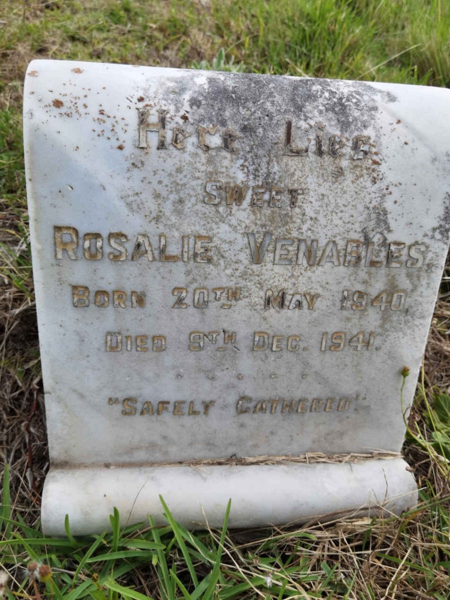 VENABLES Rosalie 1940-1941