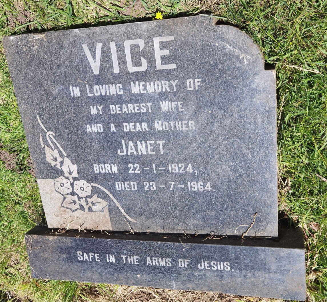 VICE Janet 1924-1964