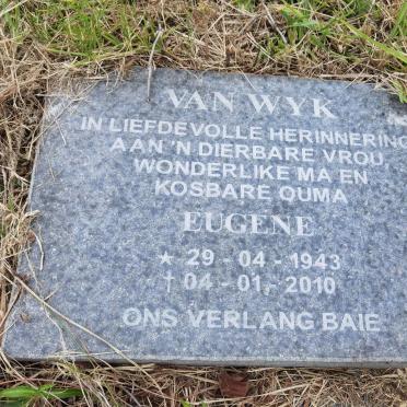WYK Eugene, van 1943-2010