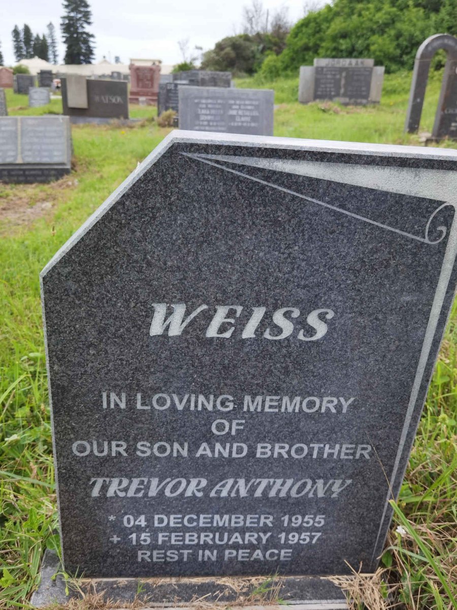 WEISS Trevor Anthony 1955-1957