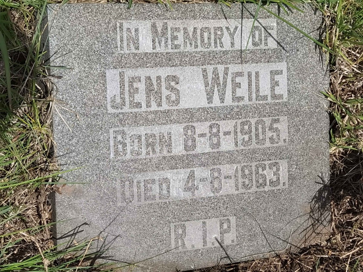 WEILE Jens 1905-1963