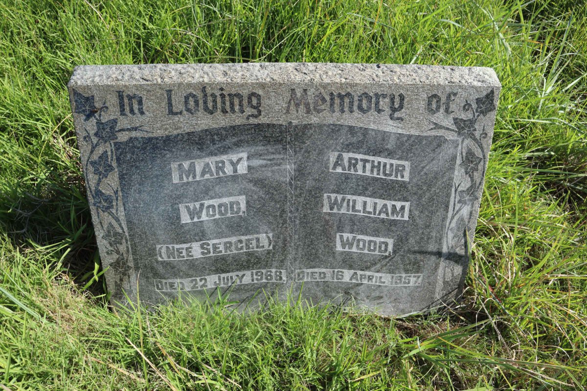 WOOD Arthur William -1957 &amp; Mary SERGEL -1968