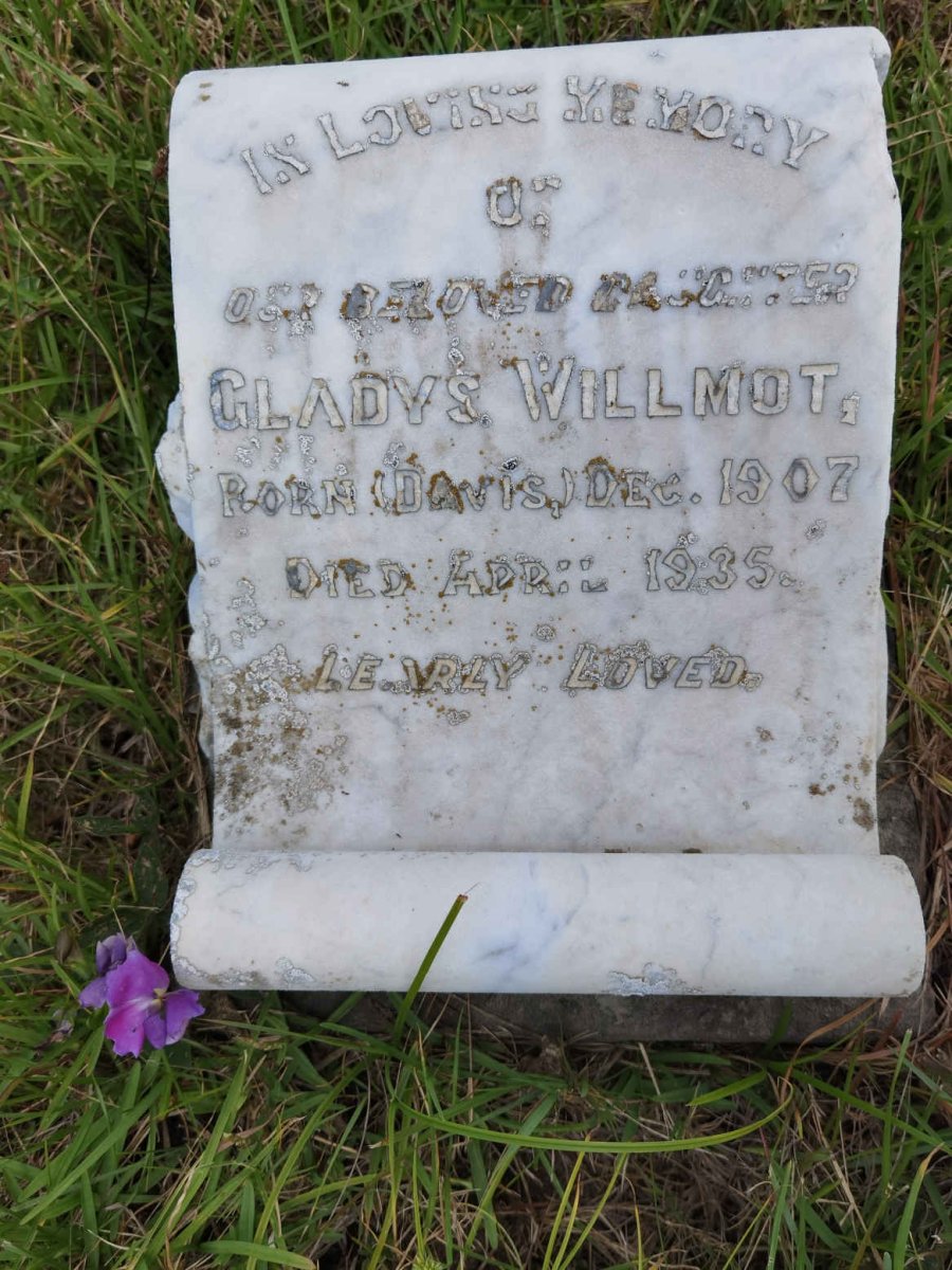 WILLMOT Gladys 1907-1935