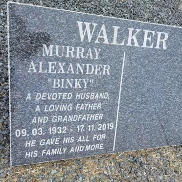 WALKER Murray Alexander 1932-2019