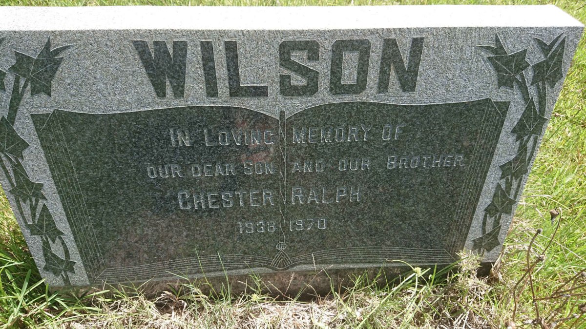 WILSON Chester Ralph 1938-1970