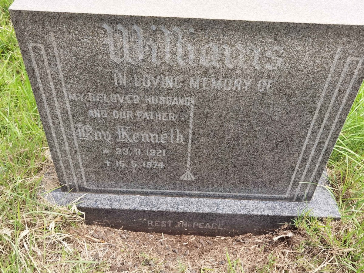 WILLIAMS Roy Kenneth 1921-1974
