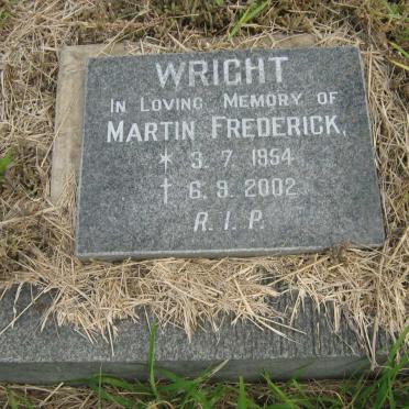 WRIGHT Martin Frederick 1954-2002