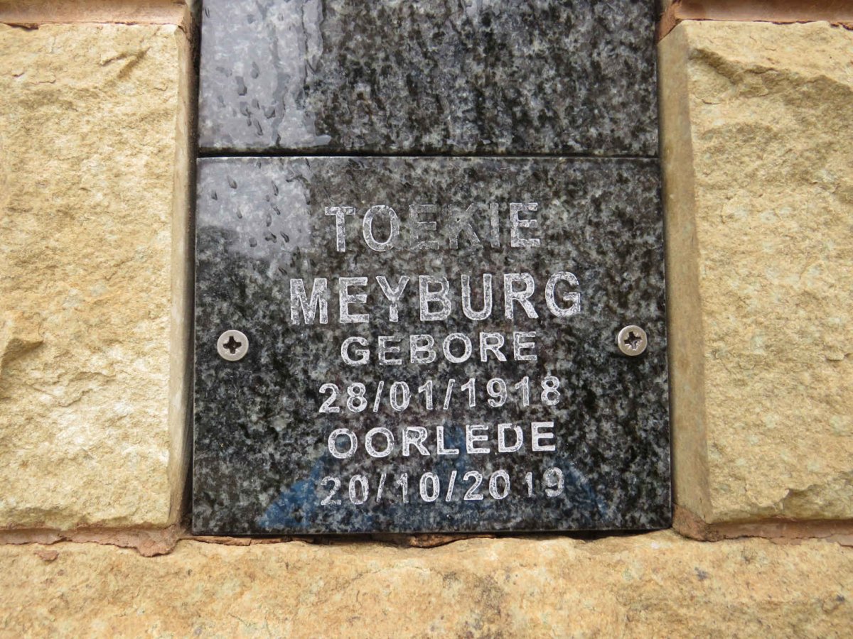 MEYBURG Toekie 1918-2019