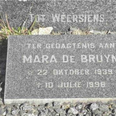 BRUYN Mara, de 1939-1998