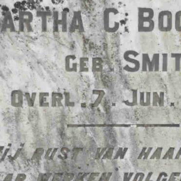 BOOIJSEN Martha C. nee SMIT -1920
