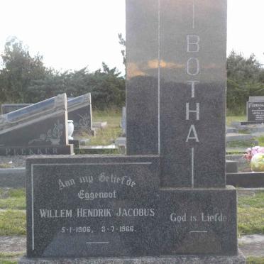 BOTHA Willem Hendrik Jacobus 1906-1966