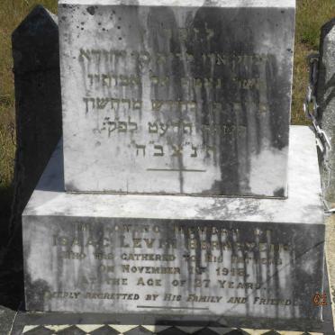 BERNSTEIN Isaac Levin -1918