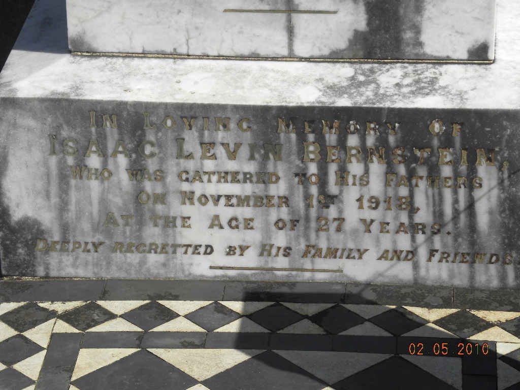 BERNSTEIN Isaac Levin -1918