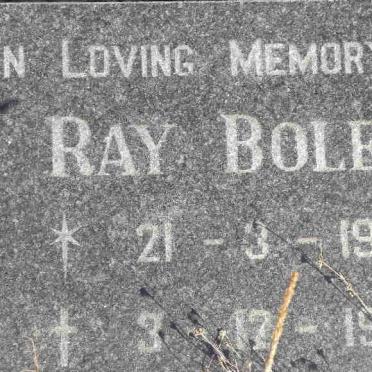 BOLES Ray 1909-1986