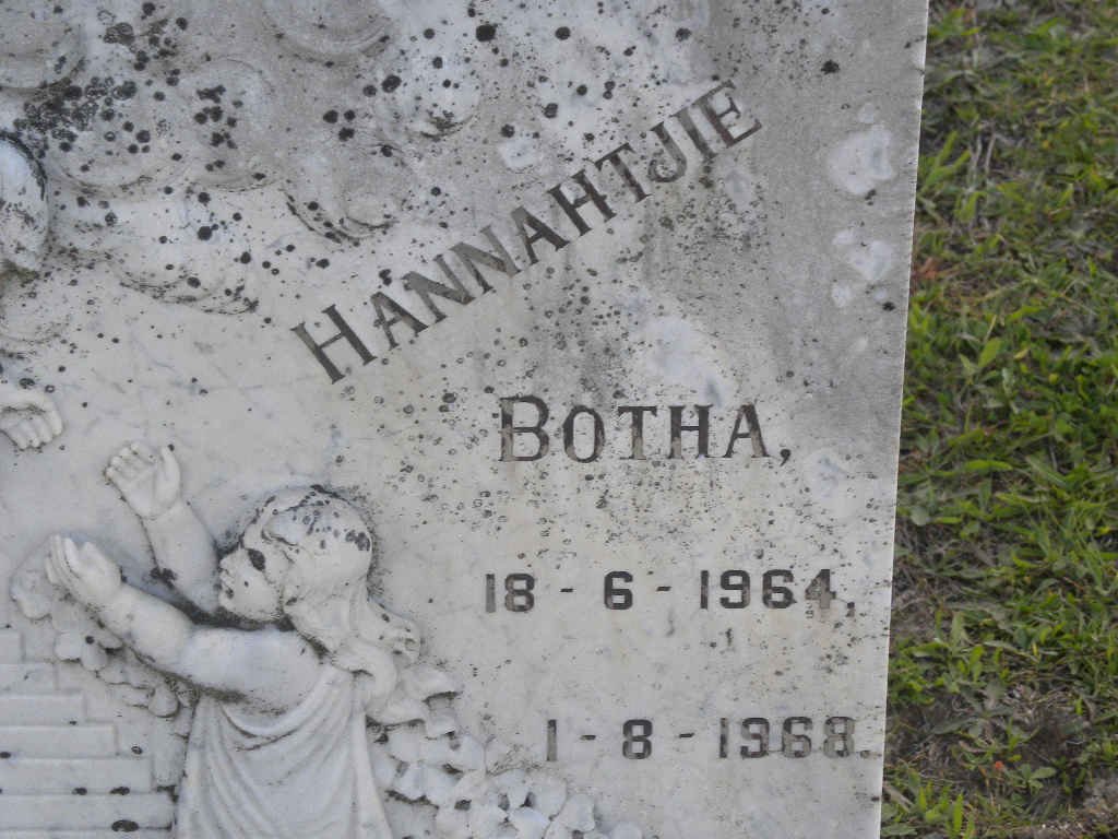 BOTHA Hannahtjie 1964-1968