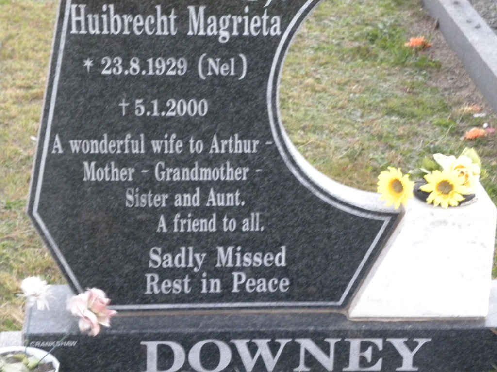 DOWNEY Huibrecht Magrieta nee NEL 1929-2000
