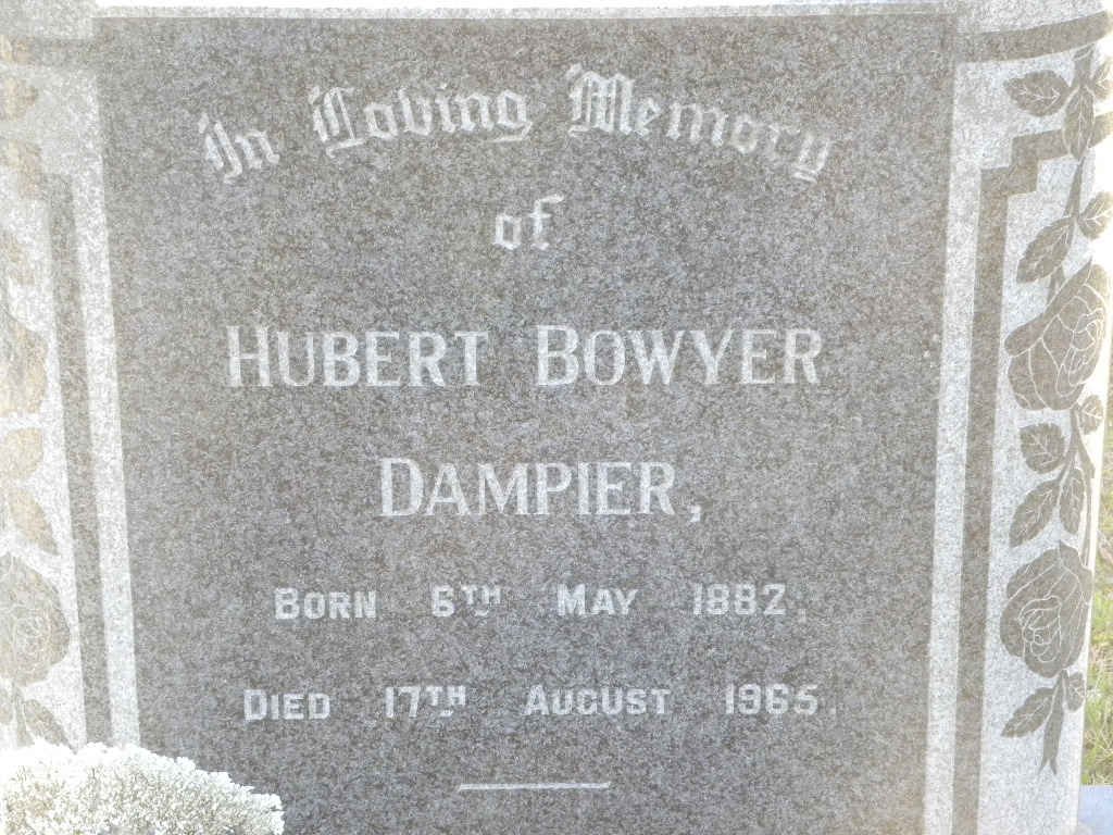 DAMPIER Hubert Bowyer 1882-1965