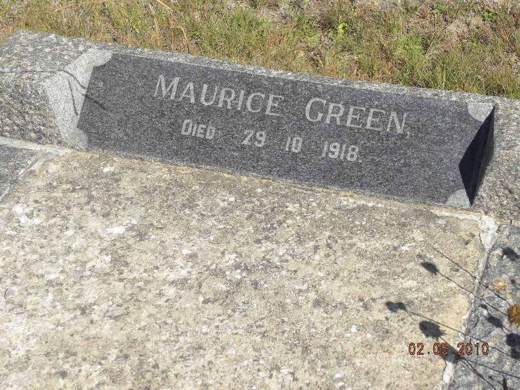 GREEN Maurice -1918