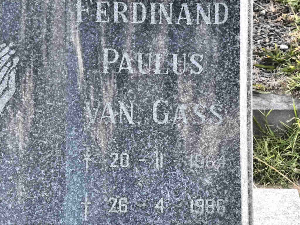 GASS Ferdinand Paulus, van 1964-1986