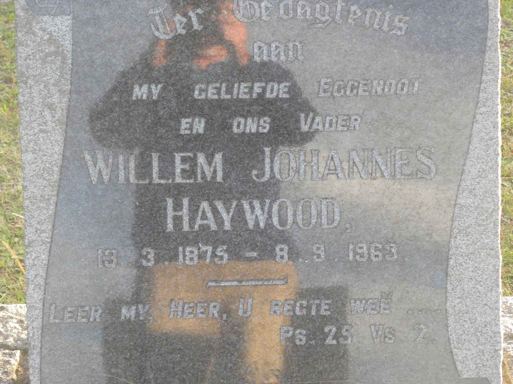 HAYWOOD Willem Johannes 1875  1963
