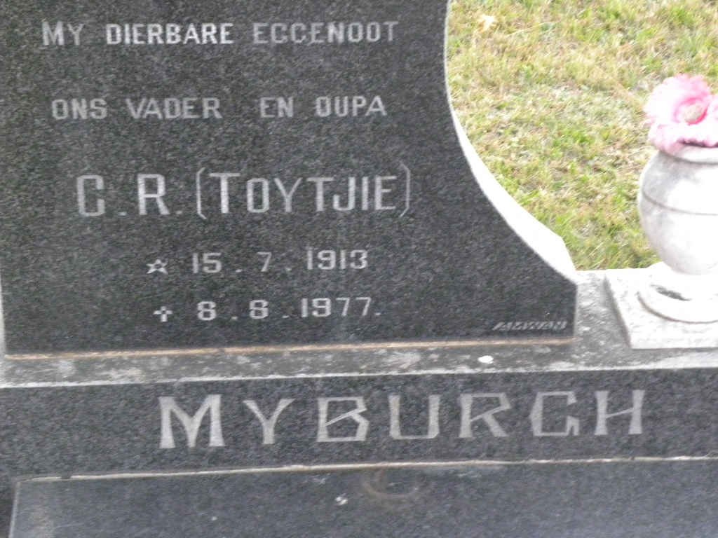MYBURGH C.R. 1913-1977 