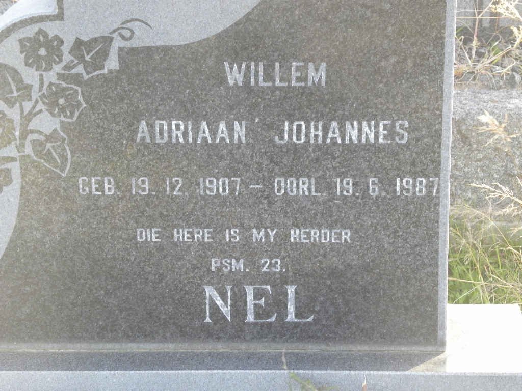 NEL Willem Adriaan Johannes 1907-1987