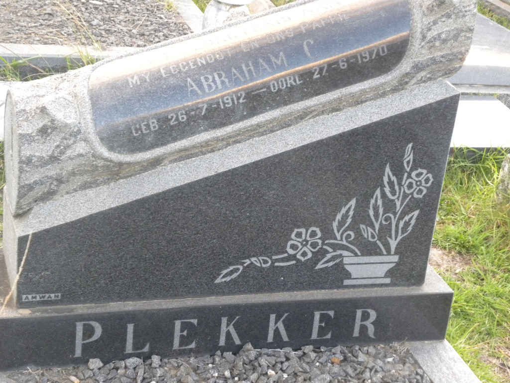 PLEKKER Abraham C. 1912-1970