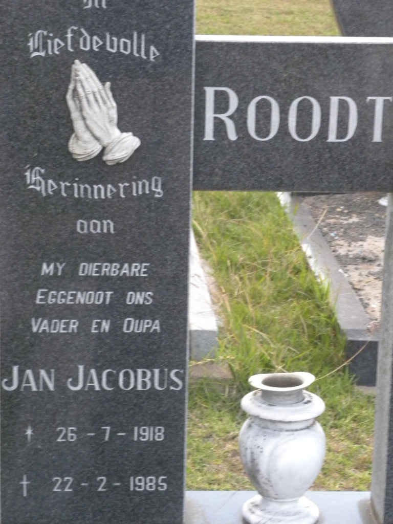ROODT Jan Jacobus 1918-1985