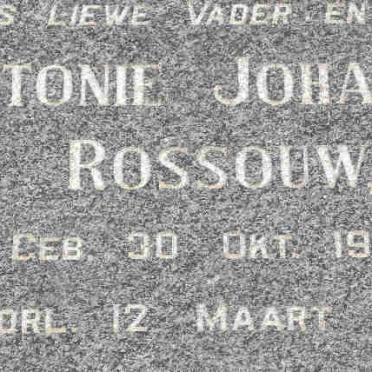 ROSSOUW Antonie Johannes 1923-1979