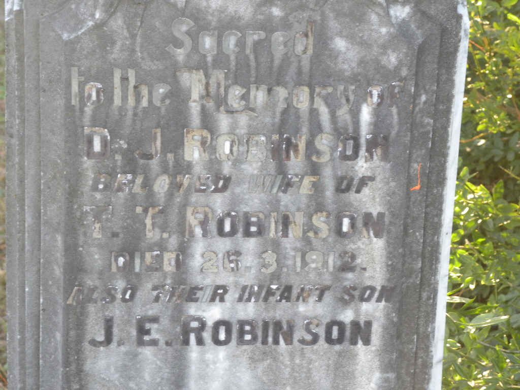 ROBINSON D.J. -1912 :: ROBINSON J.E.