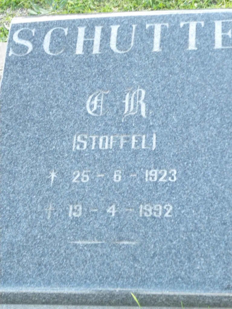 SCHUTTE C.R. 1923-1992