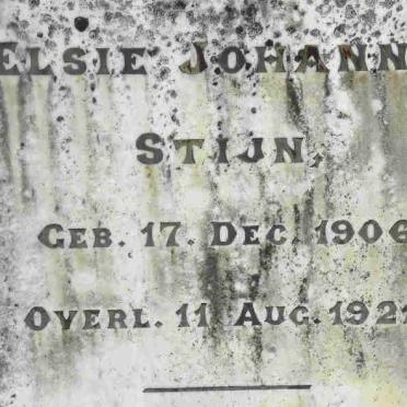STIJN Elsie Johanna 1906-1921