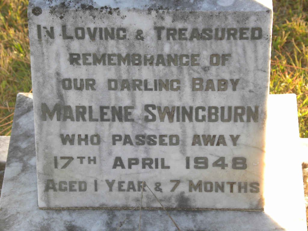 SWINGBURN Marlene -1948