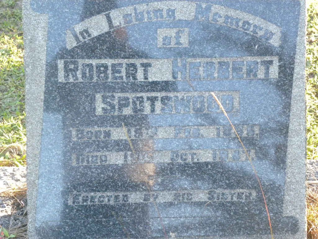 SPOTSWOOD Robert Herbert 1865-1947