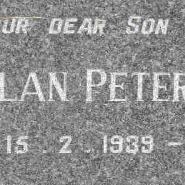 VORSTER Alan Peter 1939-1962