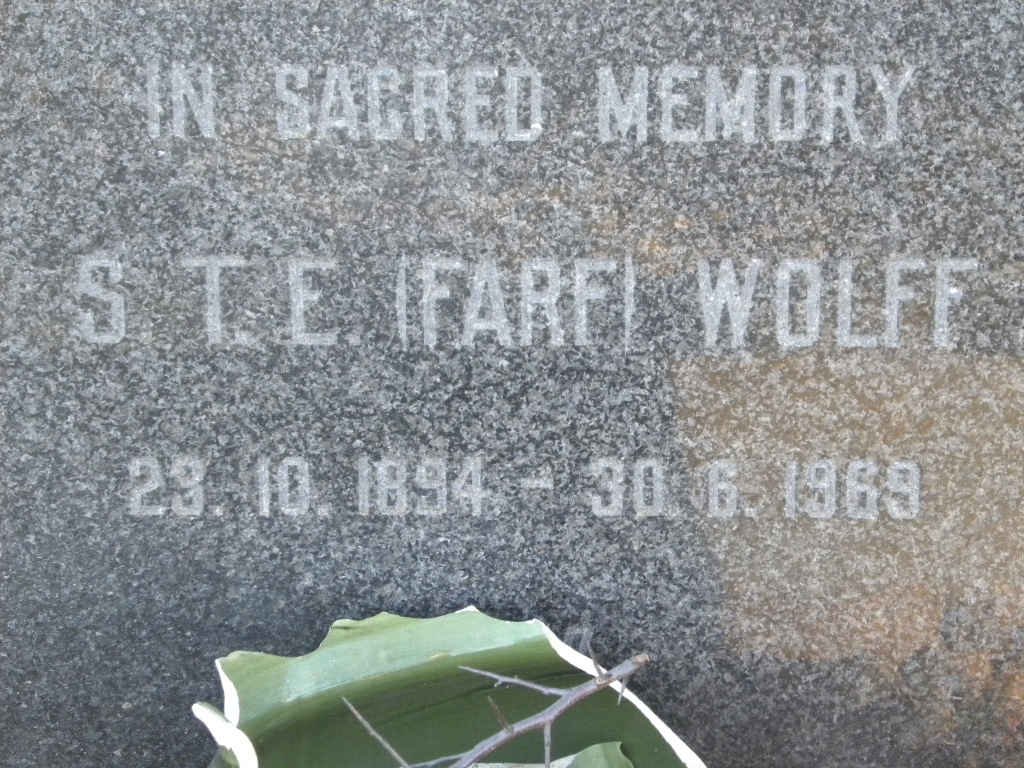 WOLFF S.T.E 1894-1969