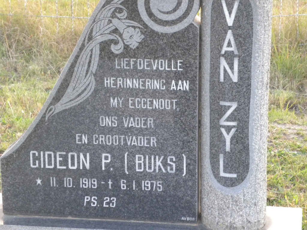 ZYL Gideon P., van 1919-1975