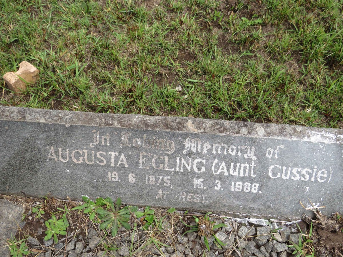 EGLING Augusta 1875-1968