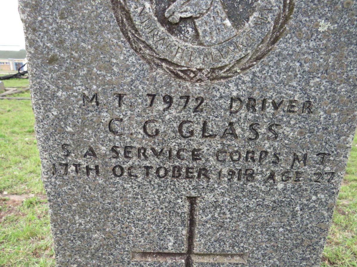 GLASS C.G. -1918