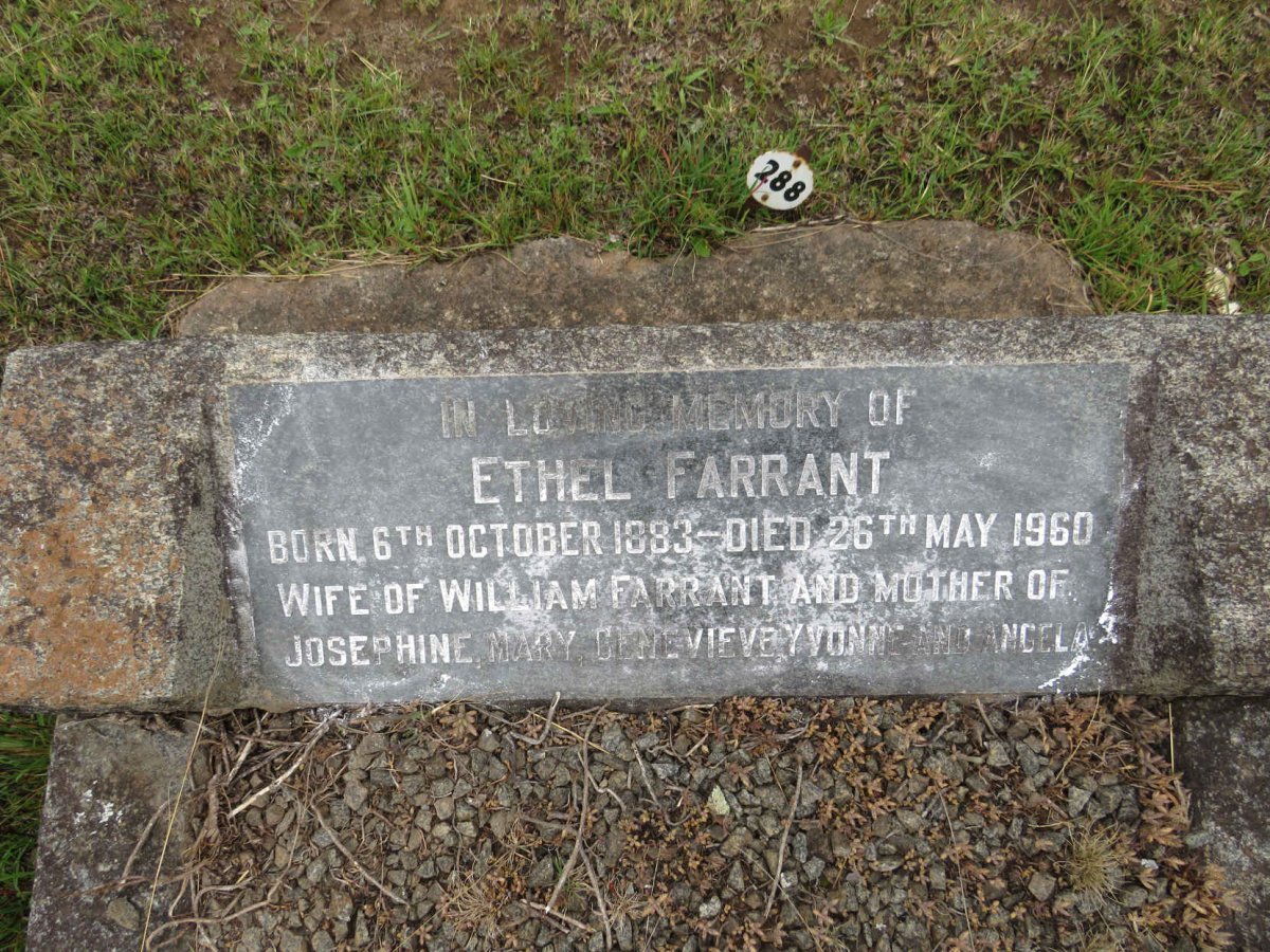 FARRANT Ethel 1883-1960