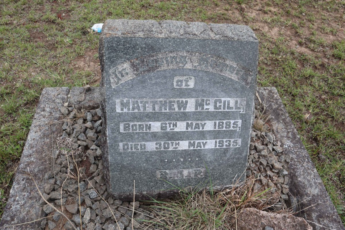 McGILL Matthew 1885-1935