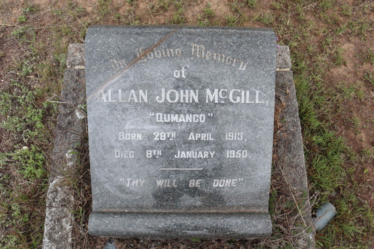McGILL Allan John 1913-1950