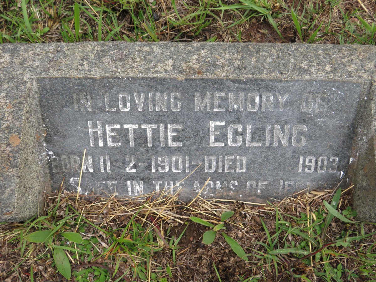 EGLING Hettie 1901-1903