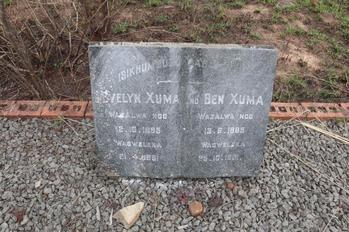 XUMA Ben 1885-1951 &amp; Evelyn 1895-1951