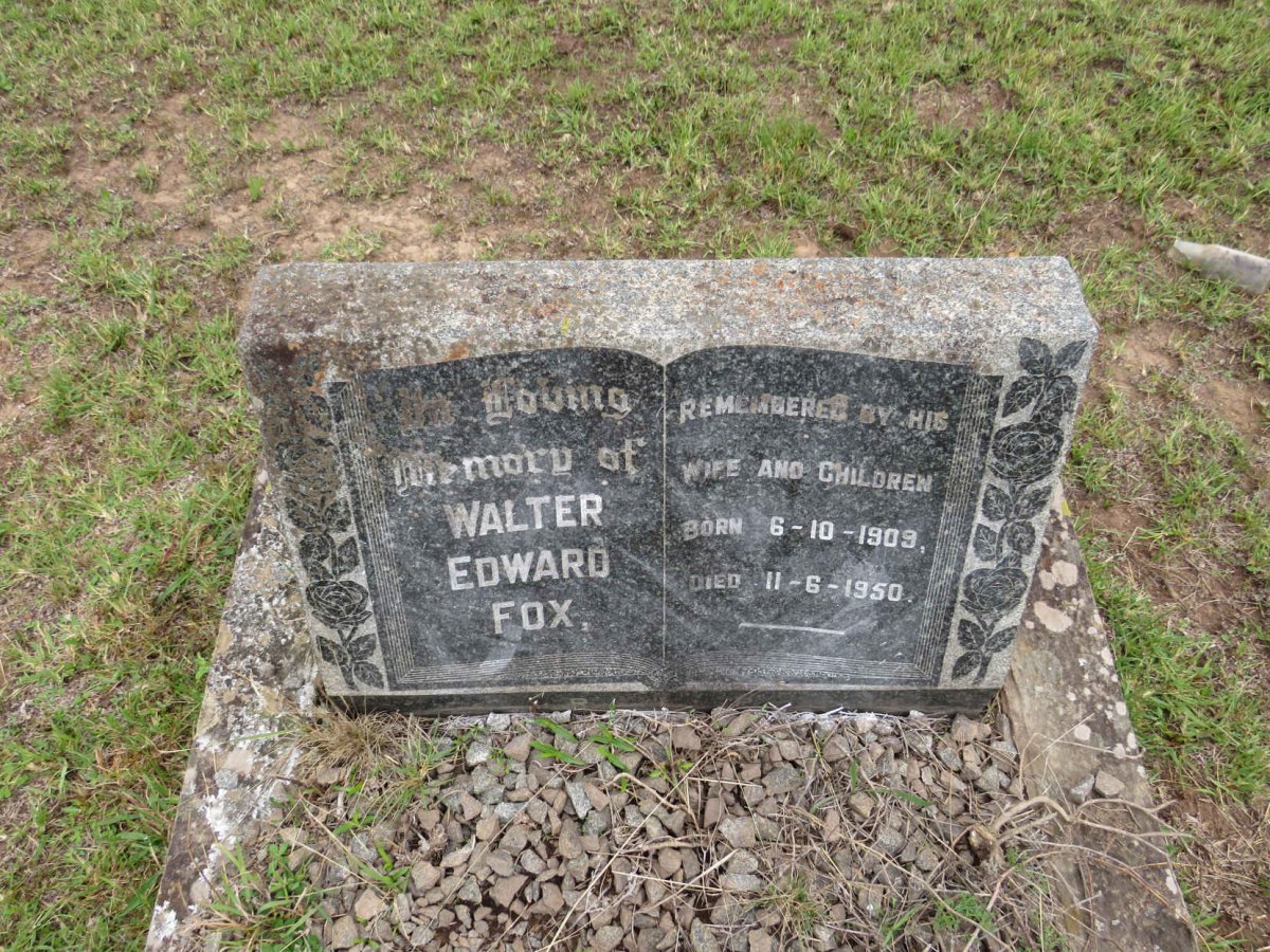 FOX Walter Edward 1909-1950