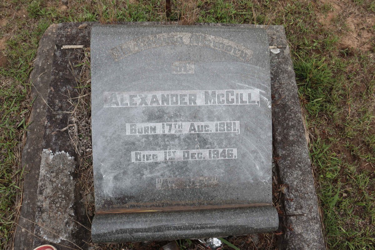 McGILL Alexander 1881-1946