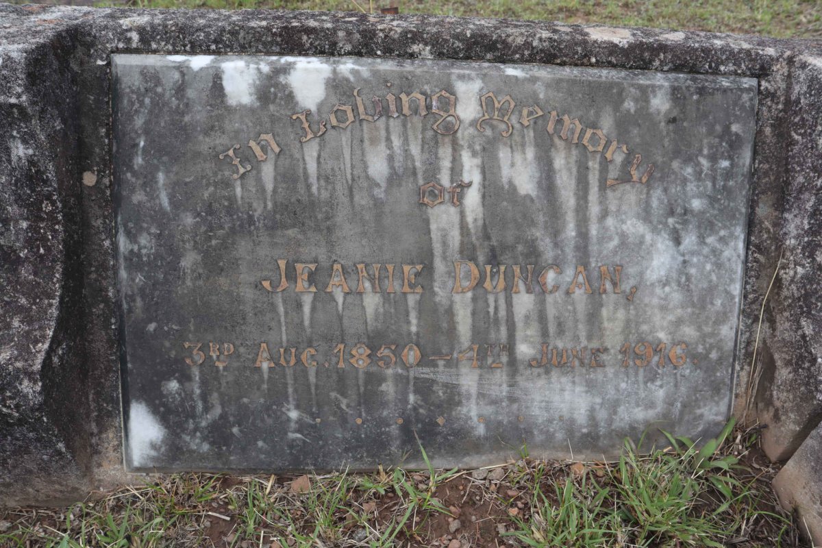 DUNCAN Jeanie 1850-1916